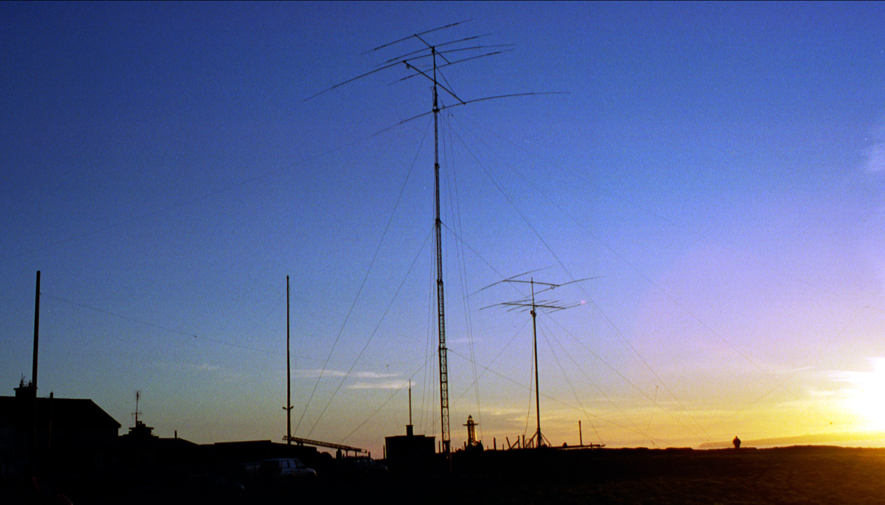 Antennas at dusk