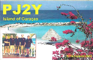 PJ2Y QSL Card