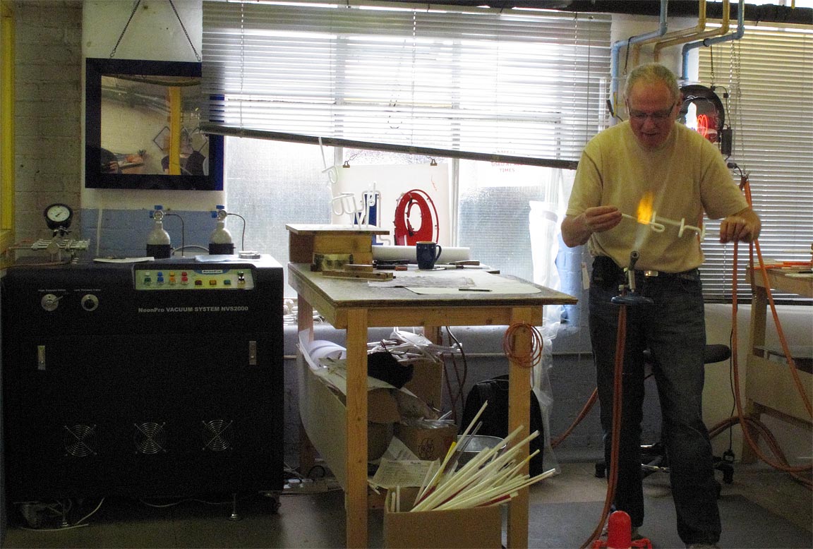 Neon sign making