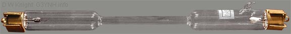 Crookes tube with capillary.
