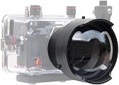 ikelite C-8080 housing with 6" dome port