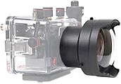 ikelite C-8080 housing with dome port and WCON-08D