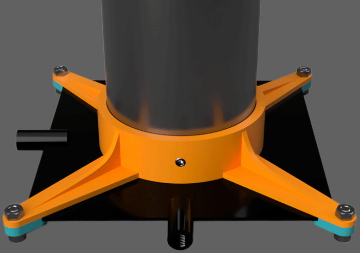 Slit mount CAD drawing