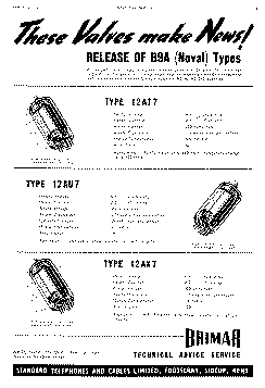 Brimar 12AX7 advert