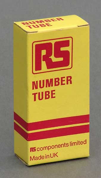 RS Number Tube Box
