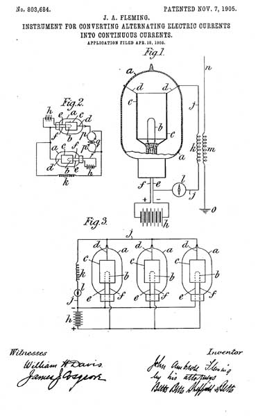 The first valve