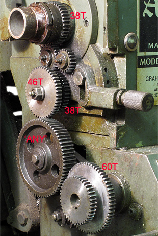 Tida TD-5 46, 60 geartrain
